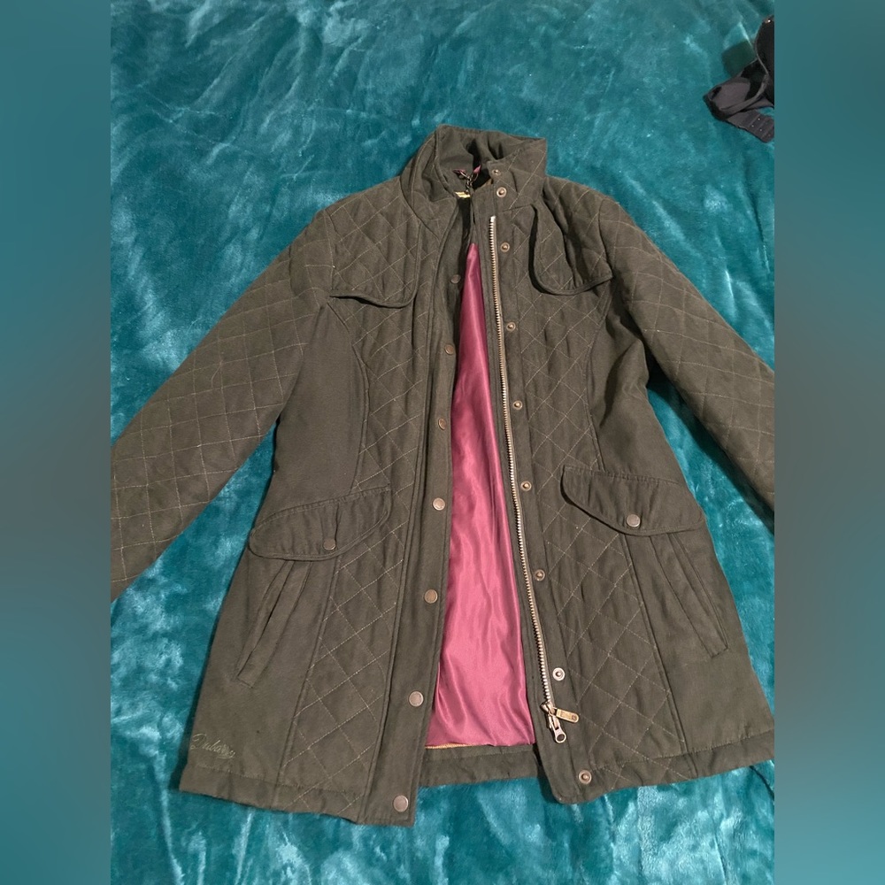 Dubarry (Ireland original) army green quilted jacket UK 10 US 6